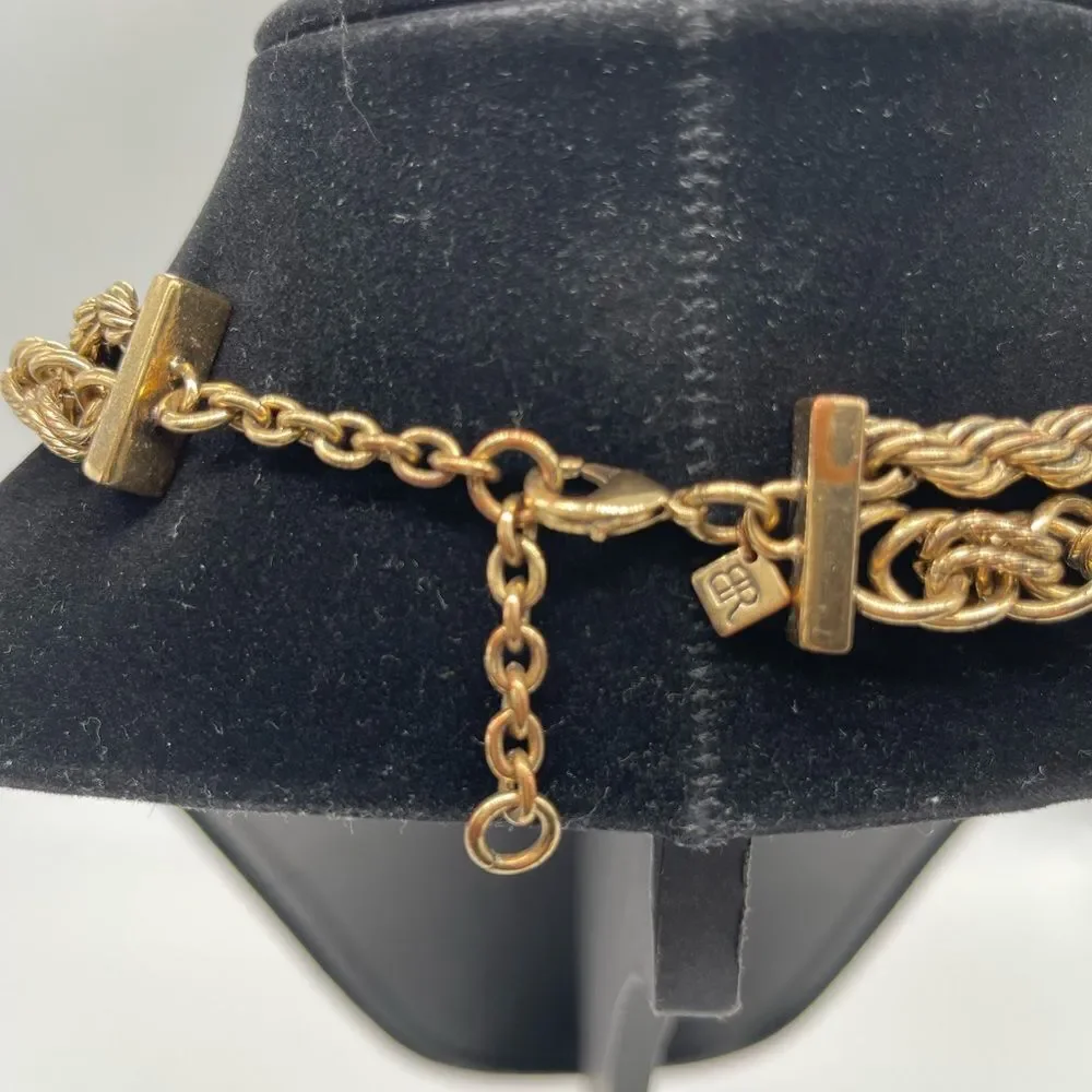 Banana Republic Double Strand Thick Chain Necklace - Picture 4 of 5